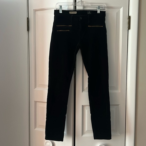 ✨ AG Moto Stevie Ankle Corduroy Skinny Jeans – Size 27 | Black Gold Hardware ✨ - Picture 5 of 8